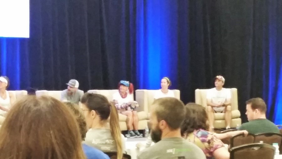 The six Icebreaker runners spoke during a panel at the Mental Health America conference in Alexandria June 9. 